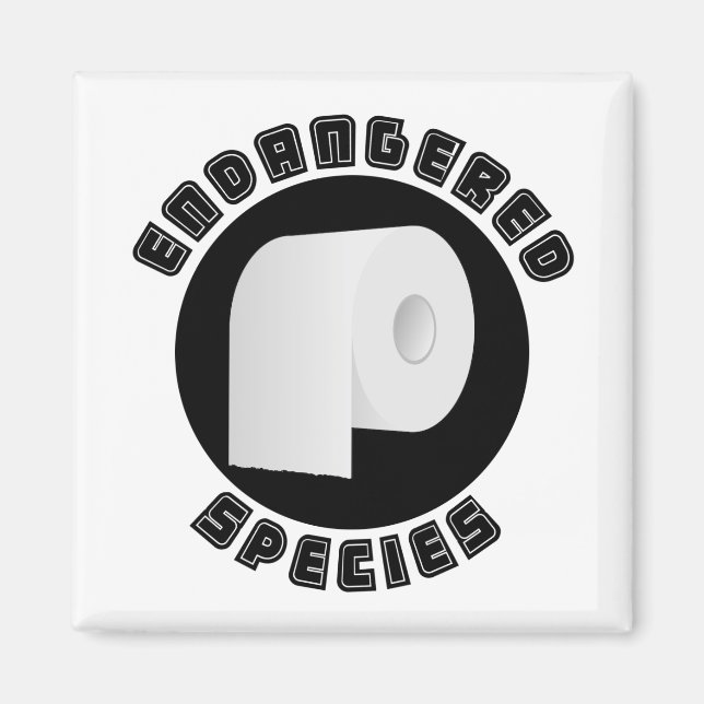 Aimant Espèces menacées (Devant)