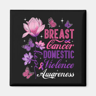Aimant Espère La Violence Domestique Cancer Du Sein Purpl