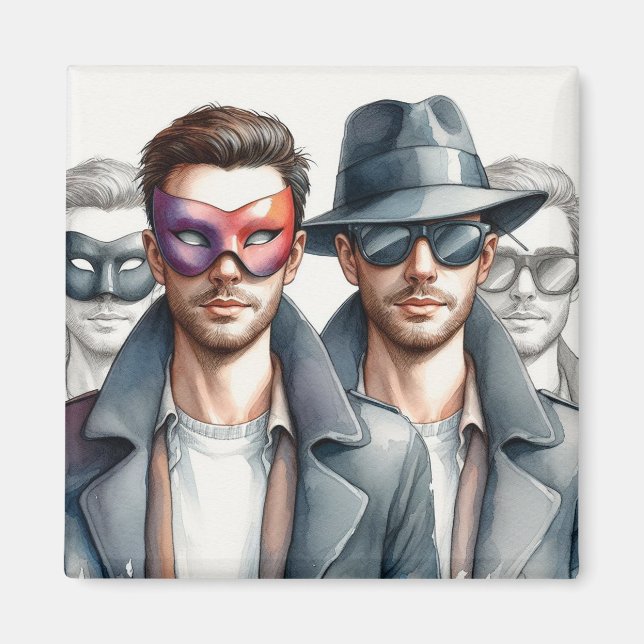 Aimant Espions ! (Devant)