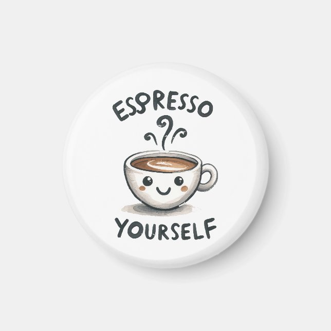 Aimant Espresso Yself café (Devant)