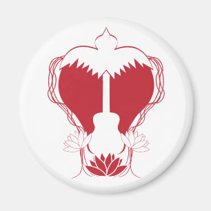 Aimant Esprit de coeur de guitare