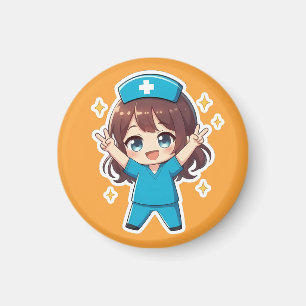 Aimant Esprit de Victoire Chibi Nurse Original 2.0