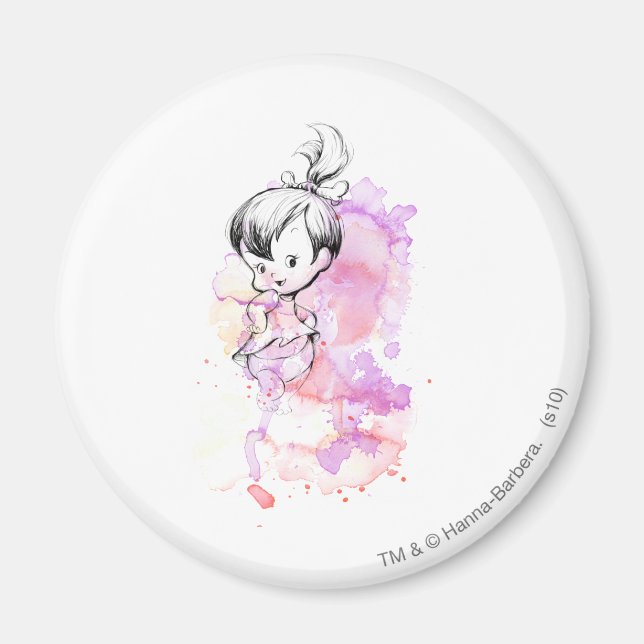 Aimant Esquisse d'aquarelle PEBBLES™ (Devant)