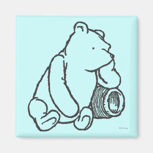 Aimant Esquisse Winnie l'ourson 2