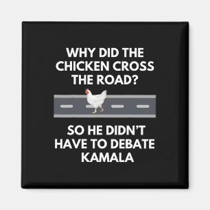 Aimant Est-Ce Que Le Poulet A Traversé La Route Drôle Har