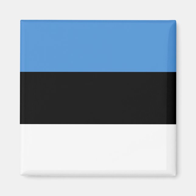 Aimant Estonie Drapeau EE (Devant)