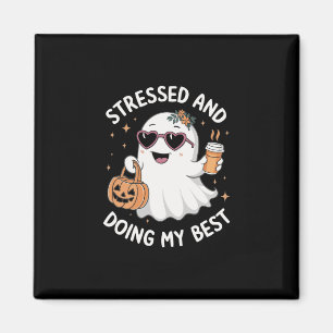 Aimant Et Faire Mon Meilleur Ghost Halloween Café