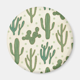 Aimant Étape Geo Sud-Ouest   Motif de Cactus du désert