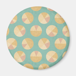 Aimant Étape Geo Sud-Ouest Motif orange et vert