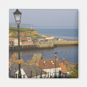 Aimant Etapes menant au port, Whitby, Nord
