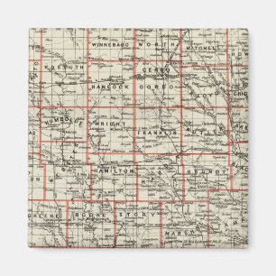 Aimant État de l'Iowa