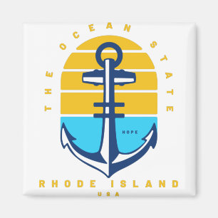 Aimant État de l'océan de l'île Rhode