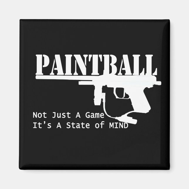Aimant État d'esprit du Paintball (Devant)