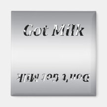 Aimant - état du lait dans le réfrigérateur