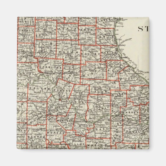 Aimant État du Missouri (Devant)