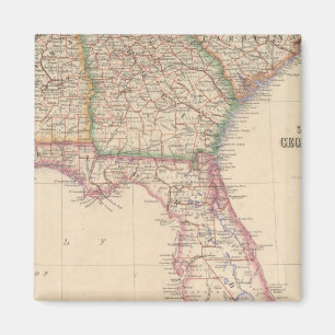 Aimant États de Caroline du Sud, de Géorgie et d'Alabama