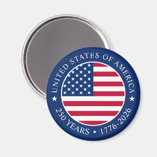 Aimant États-Unis Fête de l'Indépendance du 4 juillet 250