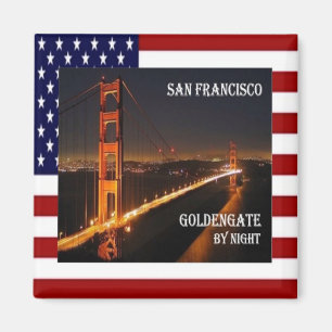 Aimant États-Unis Porte d'or du Carré de San Francisco Al