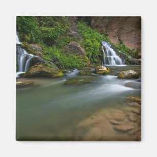 Aimant États-Unis, Utah, parc national de Zion. La Vierge