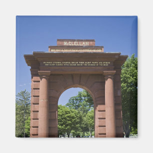 Aimant États-Unis, Virginie, Arlington. Porte McClellan à