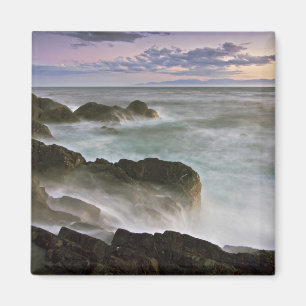 Aimant États-Unis, Washington, îles San Juan. Vagues s'éc