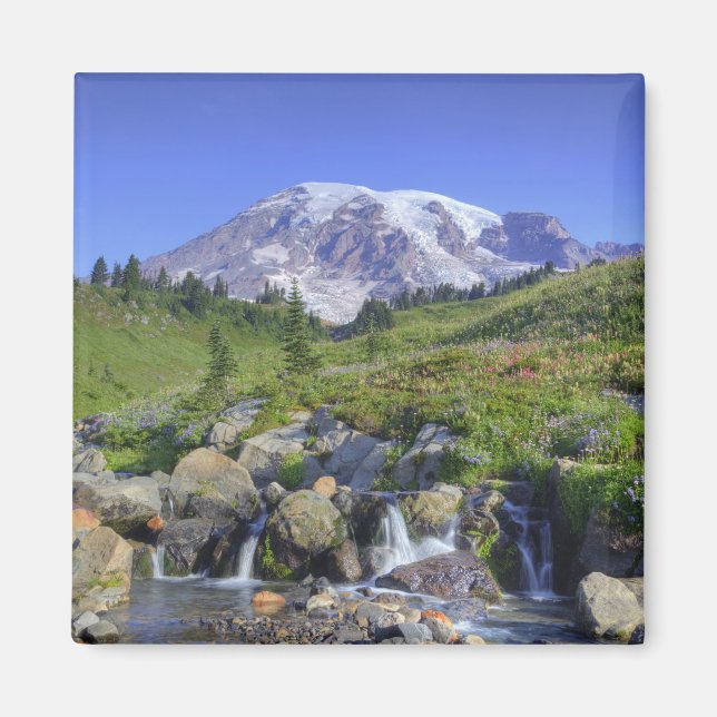Aimant États-Unis, Washington, Mt. Rainier NP, Mt. Rainie (Devant)