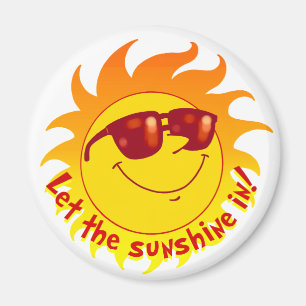 Aimant Été de sourire Sun