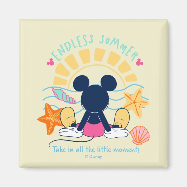 Aimant Été sans fin Mickey Mouse (Devant)