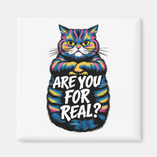 Aimant Êtes-vous vraiment drôle Grumpy Cat
