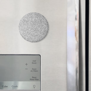 Aimant Étincelle de parties scintillant gris argenté