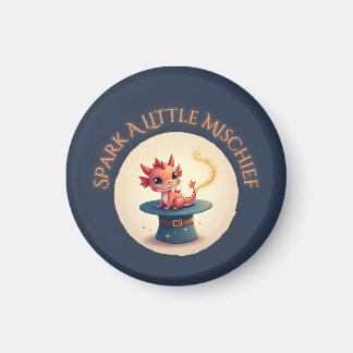 Aimant Étincelle un peu de mal - Magazine magique Dragon