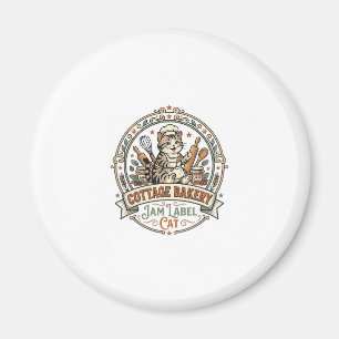Aimant Étiquette de confiture de la boulangerie de cottag