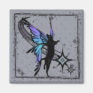 Aimant Étoile de chat cosmique