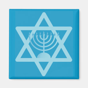 Aimant Étoile de David Menorah
