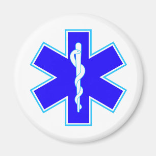 Aimant Étoile de la vie (ambulance)