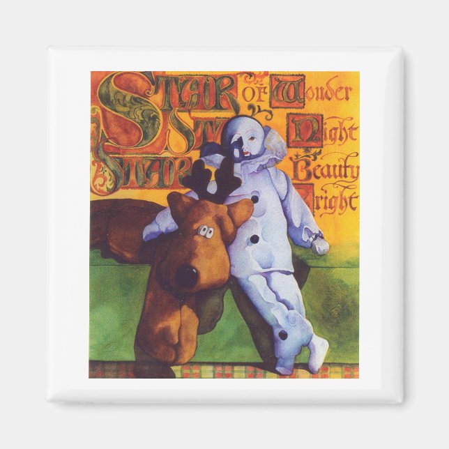 Aimant ÉTOILE DE L'ÉTONNEMENT Carré (Devant)