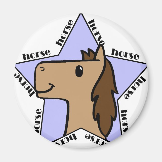 Aimant Étoile du cheval (Devant)