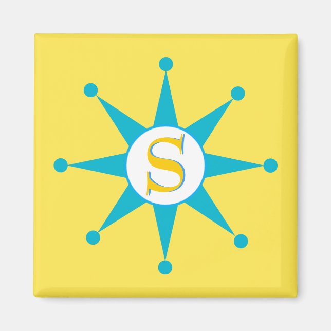 Aimant Étoile rétro (Devant)