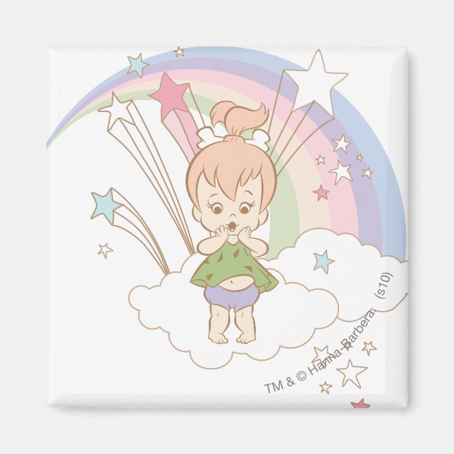 Aimant Etoiles arc-en-ciel PEBBLES™ (Devant)