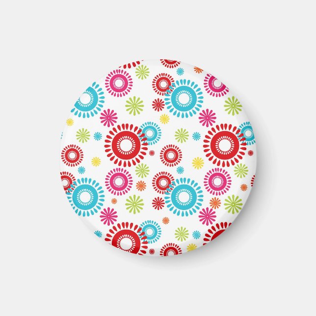 Aimant Étoiles colorées Grandes éclats de couleur (Devant)