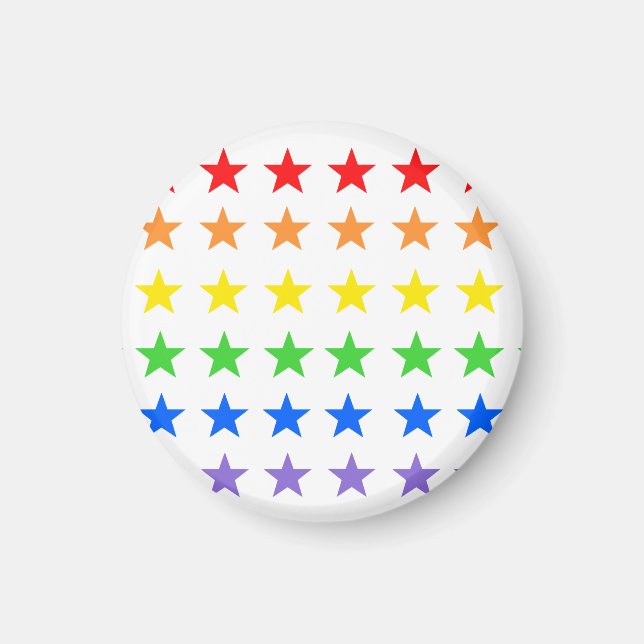 Aimant étoiles Rainbow (Devant)