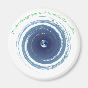 Aimant Être le changement