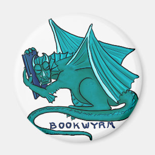 Aimant Étreinte Bookwyrm de livre