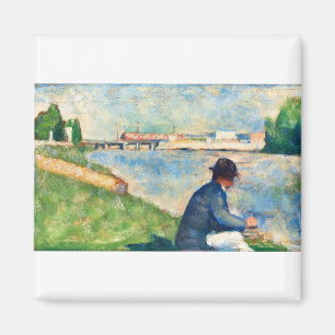 Aimant Étude d'art par Georges Seurat