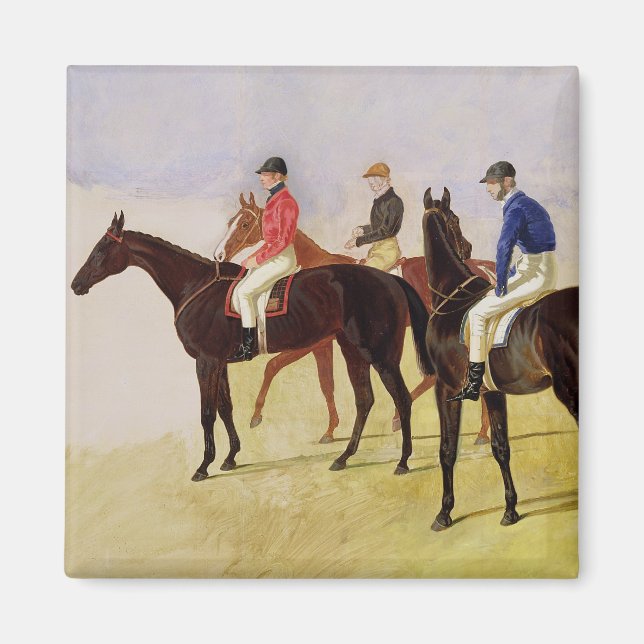 Aimant Étude de trois fissures de Steeplechase : Allen Mc (Devant)