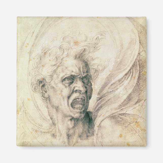 Aimant Étude d'un homme criant (Devant)