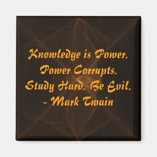 Aimant Étudiez dur et soyez malin