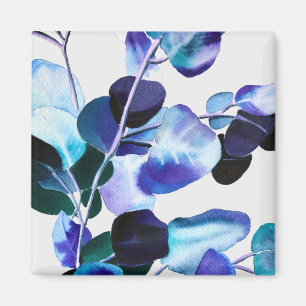 Aimant Eucalyptus gomme Feuille aquarelle art