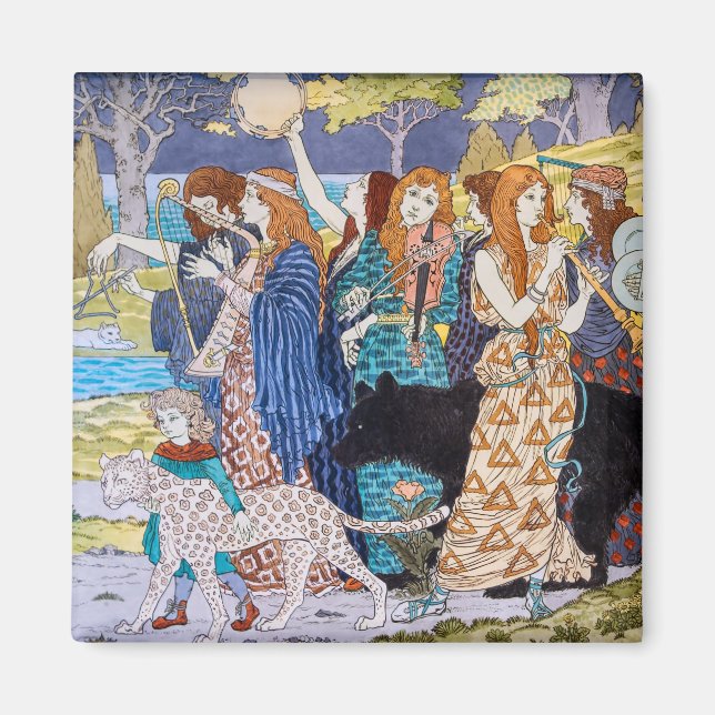 Aimant Eugene Grasset - Panneau décoratif Harmony (Devant)