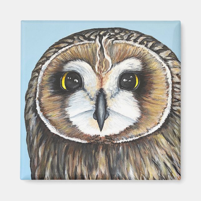 Aimant Eugene, un hibou à courte portée (Devant)
